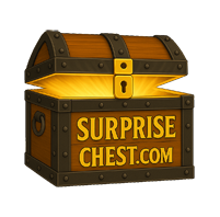 The picture surprisechest.com shows when its homepage is shared