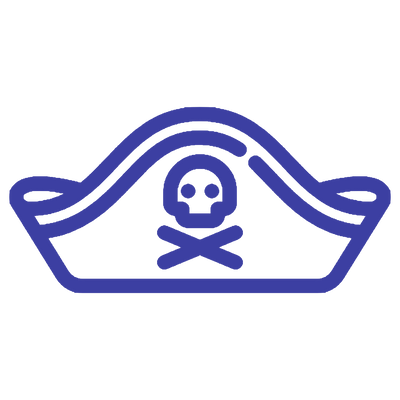 FREE PIRATE HAT & EYE PATCH